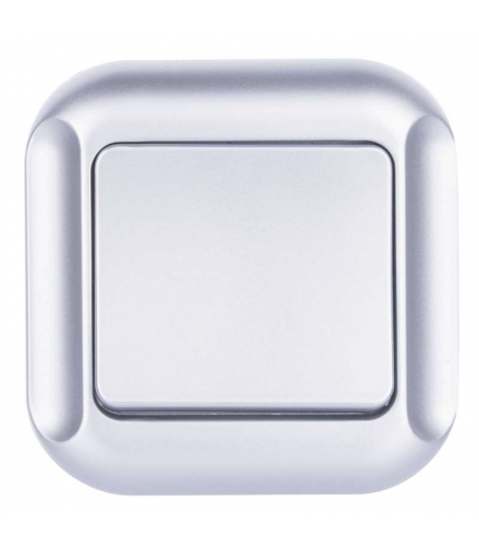 Wyłącznik schodowy 1P srebrny EMOS A5310.2