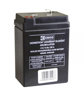 Akumulator AGM 4V 4Ah do P2306, P2307 EMOS B9664