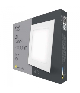 Panel LED wpuszczany kwadratowy 24W IP20 ciepła biel EMOS Lighting ZD2151