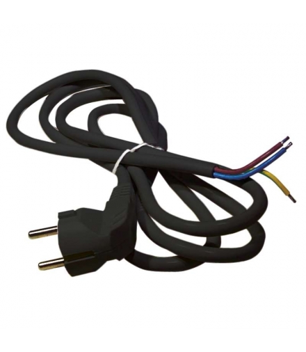 Przewód przyłączeniowy PVC 3×1,5mm, 5m czarny EMOS S18325