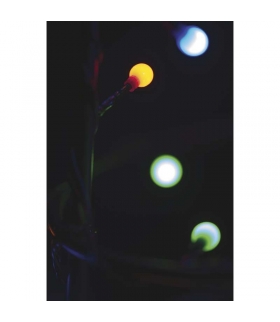 Lampki choinkowe 200 LED cherry 10m multikolor, zielony przewód, IP20 EMOS Lighting D5GM03