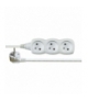 Przedłużacz 2 m / 3 gniazda / biały / PVC / 1 mm2 EMOS P0312