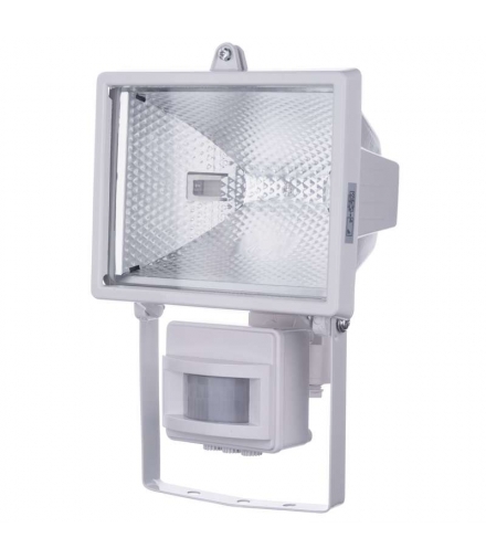 Naświetlacz halogenowy 500W z czujnikiem PIR biały EMOS G2412