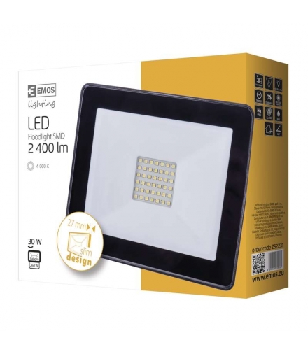 Naświetlacz LED HOBBY SLIM 30W neutralna biel EMOS ZS2231