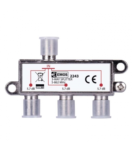 Rozgałęźnik antenowy EU2243 EMOS J0003