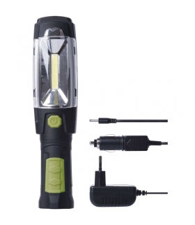 Lampa warsztatowa LED COB 3W+6 LED 380 lm, 2500mAh ładowalna EMOS P4518