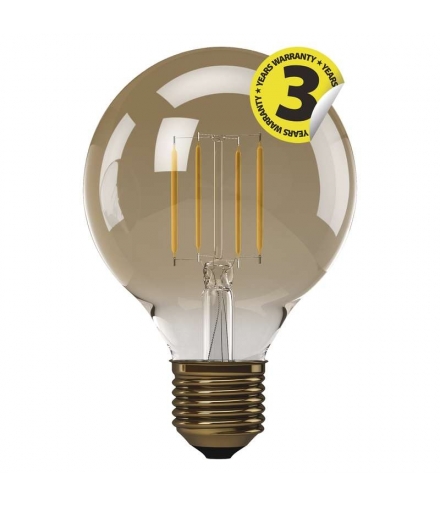 Żarówka LED Vintage G95 4W E27 ciepła biel+ EMOS Lighting Z74304