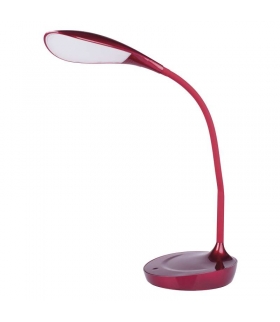 Lampa biurkowa LED DEL1321 USB czerwona z portem USB EMOS Z7596R
