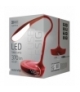 Lampa biurkowa LED DEL1321 USB czerwona z portem USB EMOS Z7596R