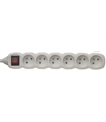 Gniazdo przenośne do przedłużacza z wyłącznikiem 6x230V EMOS P1600