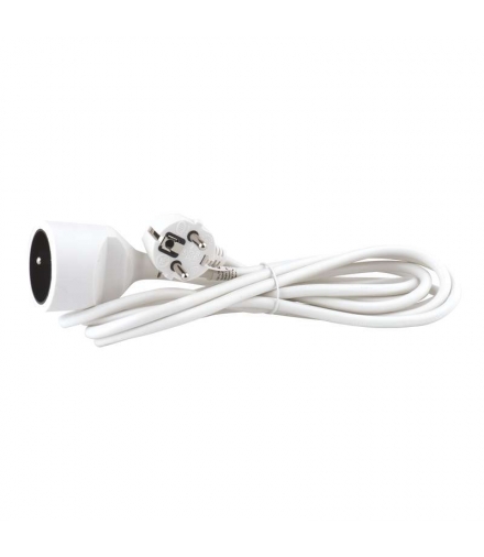 Przedłużacz 3 m / 1 gniazdo / biały / PVC / 1 mm2 EMOS P0113