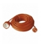 Przedłużacz 15 m / 1 gniazdo / pomarańczowy / PVC / 230 V / 1 mm2 EMOS P01315