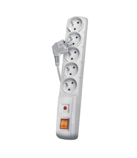 Listwa przeciwprzepięciowa EMOS (Acar) F5 5 gniazd 1,5m szar EMOS P53873