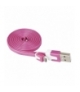Przewód USB 2.0 wtyk A - wtyk micro B, 1m, różowy EMOS SM7001P