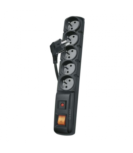 Listwa przeciwprzepięciowa EMOS (Acar) F5 5 gniazd 3m czarna EMOS P53872