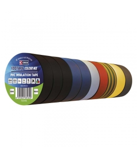 Taśma izolacyjna PVC 15mm / 10m mix EMOS F615992