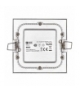 Panel LED wpuszczany kwadratowy 6W IP20 neutralna biel EMOS Lighting ZD2222