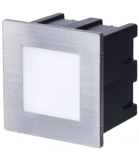 Orientacyjna oprawa LED AMAL, do wbudowania, kwadrat 1,5W WW IP65 EMOS Lighting ZC0109