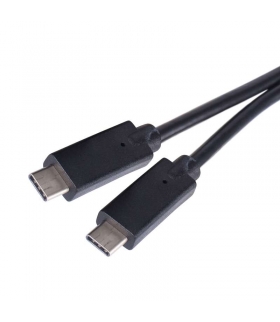 Kabel USB 3.1, wtyk C - C, szybkie ładowanie, transmisja danych, 1 m, czarny EMOS SM7022BL