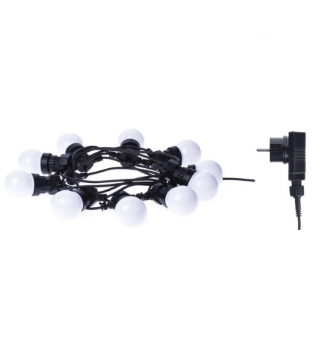 Łańcuch Party 10x 5 LED, mleczne, 5m, ciepła biel, IP44 EMOS Lighting DCPW01