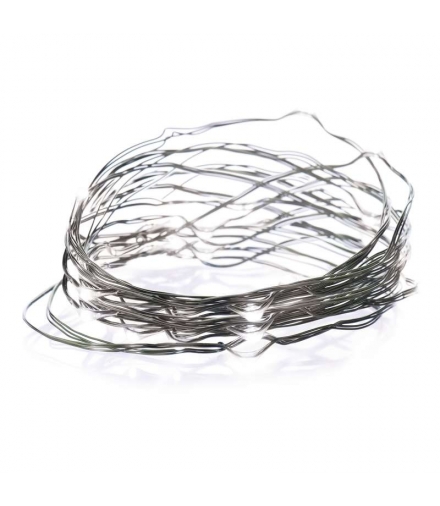 Dekoracje - 75 LED nano łezki 7,5m ciepła biel, zielony przewód, IP44 timer EMOS Lighting D3AW04