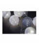 Łańcuch 10 1,35m LED bawełniane kule, zima, 2x AA, WW, timer EMOS ZY1966