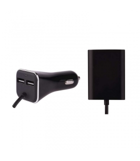 Zasilacz ładowarka samochodowa USB SMART 7,3 A (36,5 W) max kab. EMOS V0216
