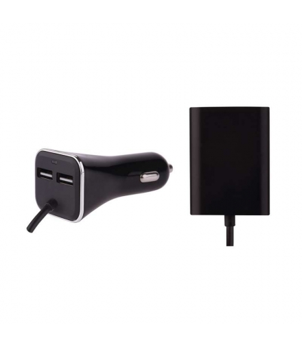 Zasilacz ładowarka samochodowa USB SMART 7,3 A (36,5 W) max kab. EMOS V0216