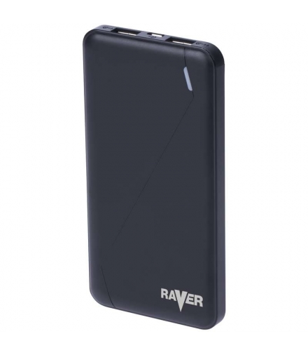 Power bank RAVER 10000mAh czarny EMOS B0512