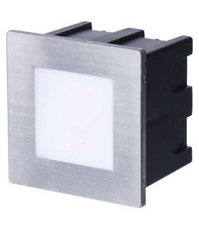 Orientacyjna oprawa LED AMAL, do wbudowania, kwadrat 1,5W NW IP65 EMOS ZC0111
