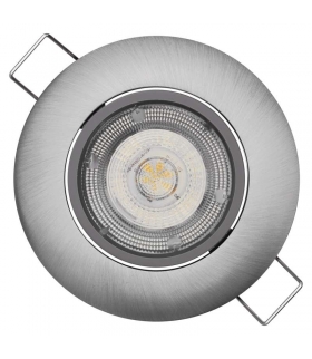 Oczko LED Exclusive 5W ciepła biel, srebrny EMOS Lighting ZD3221