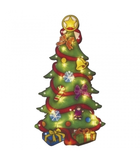 Dekoracje 20 LED choinka 45cm 3x AA IP20, WW, timer EMOS ZY2125