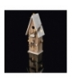 Dekoracje 8 LED drewniany domek 33cm 2x AA WW, timer EMOS ZY2084