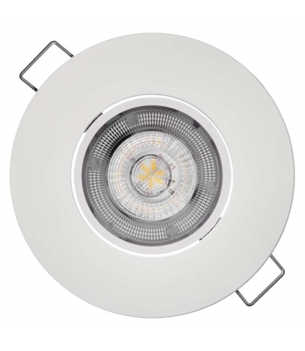 Oczko LED Exclusive 8W ciepła biel, biały EMOS ZD3141