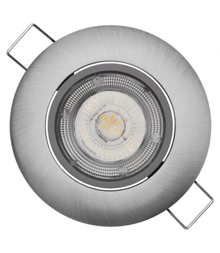 Oczko LED Exclusive 8W ciepła biel, nikiel EMOS ZD3241