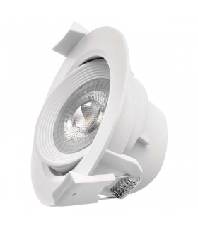 Oczko LED 7W 3x ściemnialne, ciepła biel, biały EMOS ZD3530S