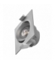 Oczko LED kwadratowe 5W neutralna biel, srebrny EMOS ZD3661