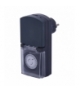 Mechaniczny programator czasowy IP44 zewnętrzny, czarny EMOS P5508
