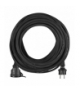 Przedłużacz ogrodowy 25 m / 1 gniazdo / czarny / guma-neopren / 230 V / 2,5 mm2 EMOS P01725R