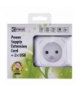 Przedłużacz - kostka 1,9 m / 4 gniazda / biały / PVC / z USB portem / 1 mm2 EMOS P04119U