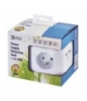 Przedłużacz - kostka 1,9 m / 4 gniazda / biały / PVC / z USB portem / 1 mm2 EMOS P04119U