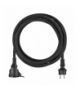 Przedłużacz ogrodowy 5 m / 1 gniazdo / czarny / guma-neopren / 230 V / 1,5 mm2 EMOS P01705