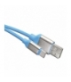 Kabel USB 2.0, wtyk A - C, ładowanie, transmisja danych, 1 m, niebieski EMOS SM7025B