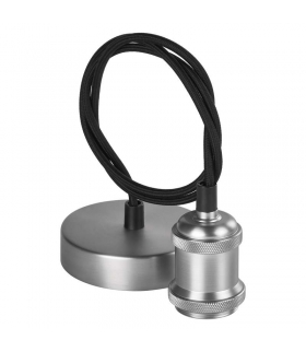 Sznur z oprawką E27 nikiel EMOS ZC3200