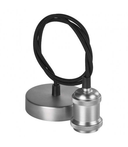 Sznur z oprawką E27 nikiel EMOS ZC3200