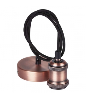 Sznur z oprawką E27 miedź EMOS Lighting ZC3000