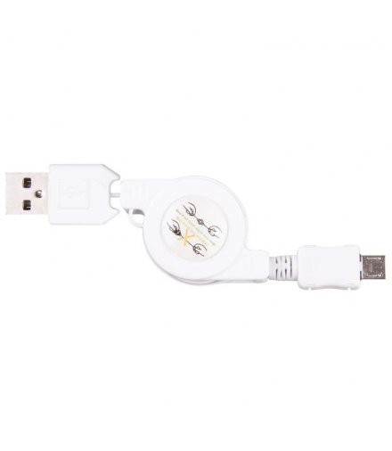 Przewód USB 2.0 wtyk A - wtyk micro B, 0,8m EMOS SM7040