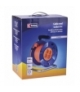 Przedłużacz bębnowy 25 m / 4 gniazda / czerwony / PVC / 230 V / 1 mm2 EMOS P194252