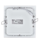 Panel LED wpuszczany kwadratowy 12W IP20 ciepła biel EMOS ZD2131