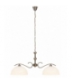 Lampa wisząca Aurelia E-27 2x max 60W brąz biała Rabalux 7139